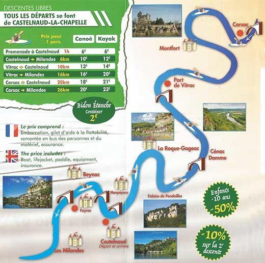Au Pied Du Chateau - 5 A 11 Personnes - Baignade-Canoe-Piste Cyclable A 100 M Кастелно Ла Шапел Екстериор снимка